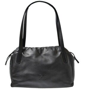 Loewe handbag, LOEWE Nappa Aire bag, sheepskin, black.